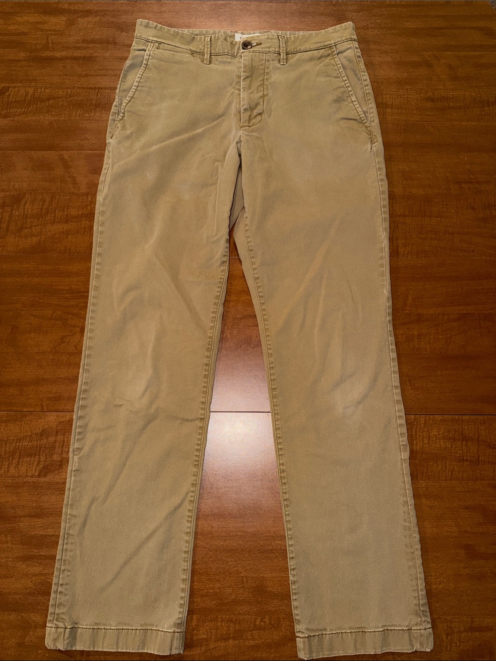 Goodfellow & Co Tan Straight-Leg Chino Pants